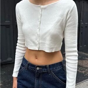 Brandy Melville Athelia Crop Cardigan